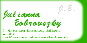 julianna bobrovszky business card